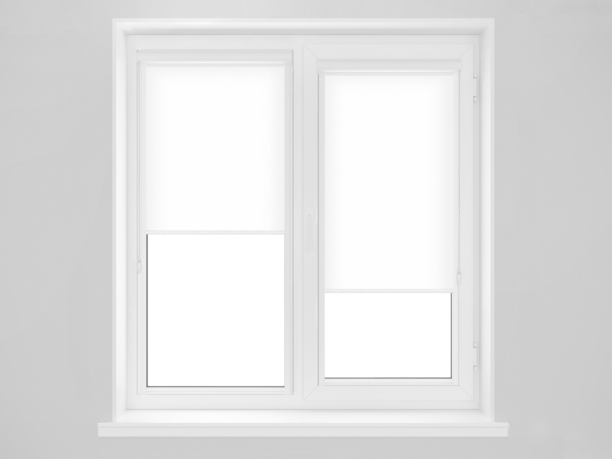 Рулонная штора 7074 на створку окна в коробе с направляющими - изображение 1 - заказать онлайн в салоне штор Benone в Истре